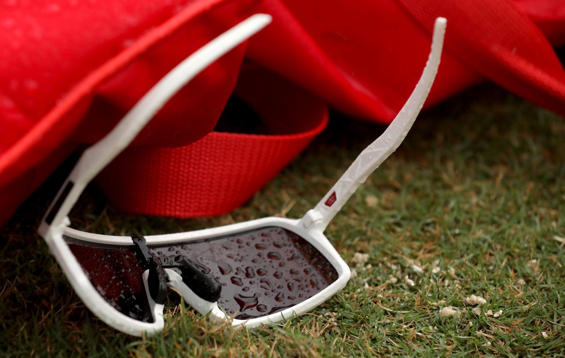 Rain shows during Saturday workout at Spring Training